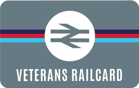 Sample of a Veterans rail card