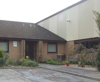 Image of the main entrance to Saint David's Primary School