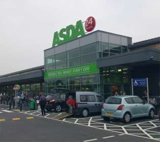 Image of Asda Front entrance Loanhead