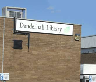 Image of the front of Danderhall library
