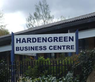 Image of entrance to Hardengreen Business Centre