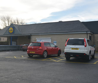 Image of the rear of Lidl Dalkeith