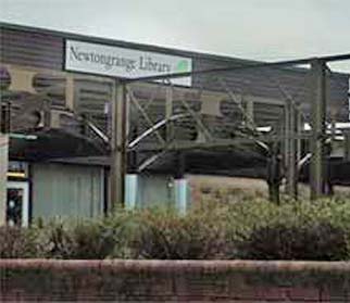 Image of Newtongrange Library from the Main street