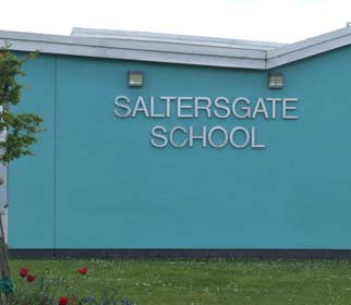 Image of the entrance to Saltergate special needs School